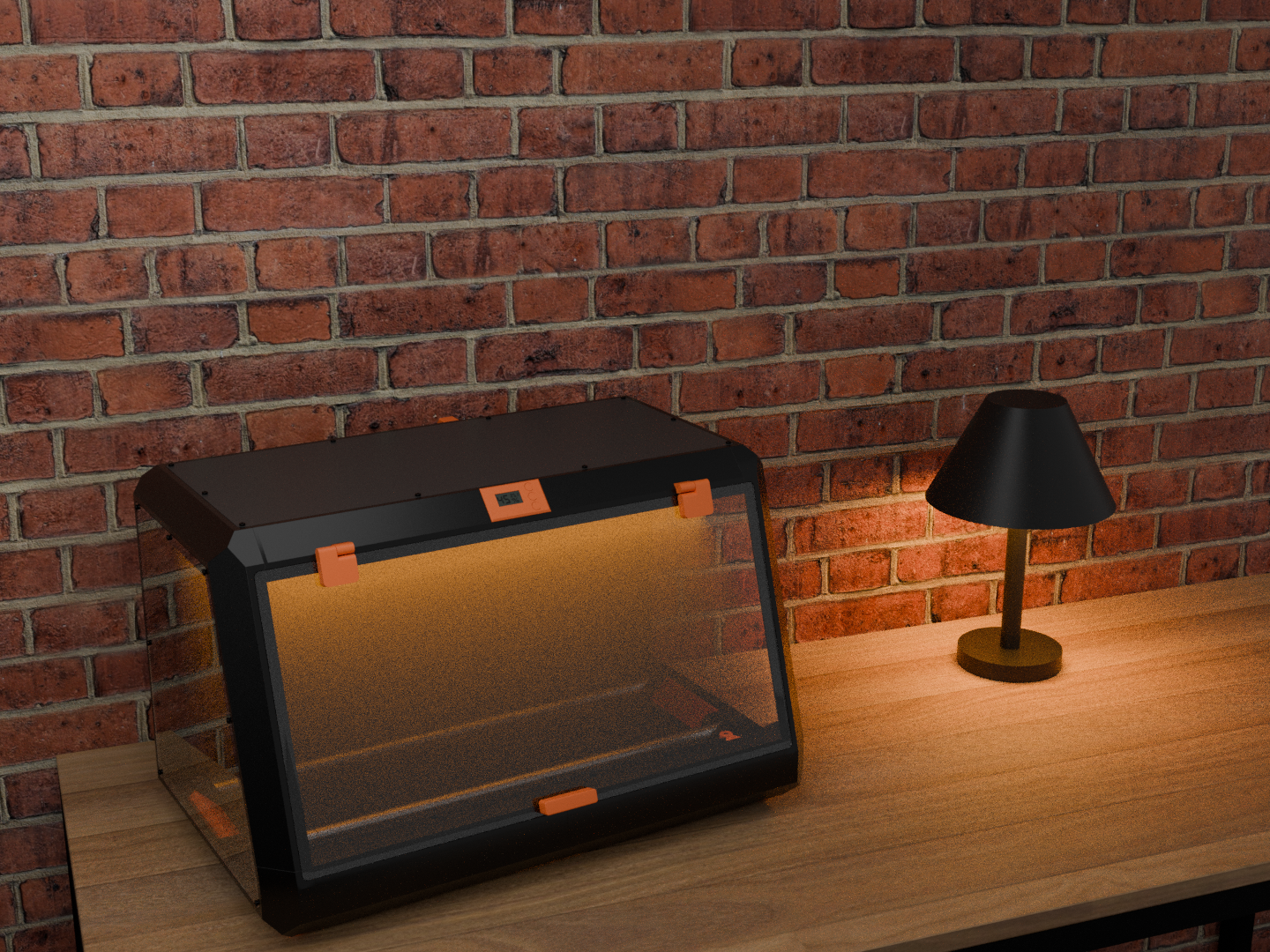 (Un)original Prusa Heated Drybox 3D model thumbnail