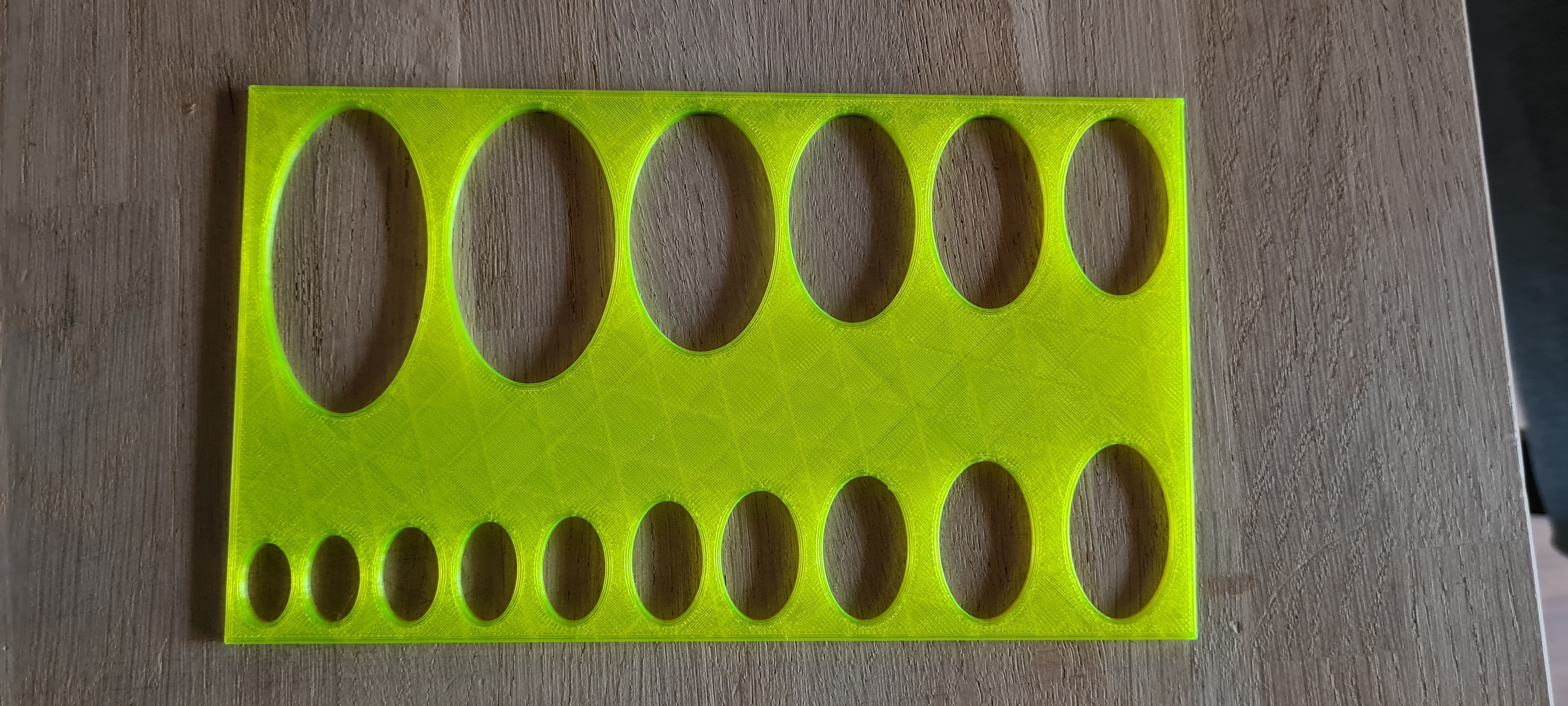 Ellipse template
