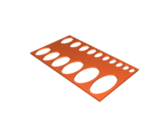 Ellipse template by Kelseva | Download free STL model | Printables.com