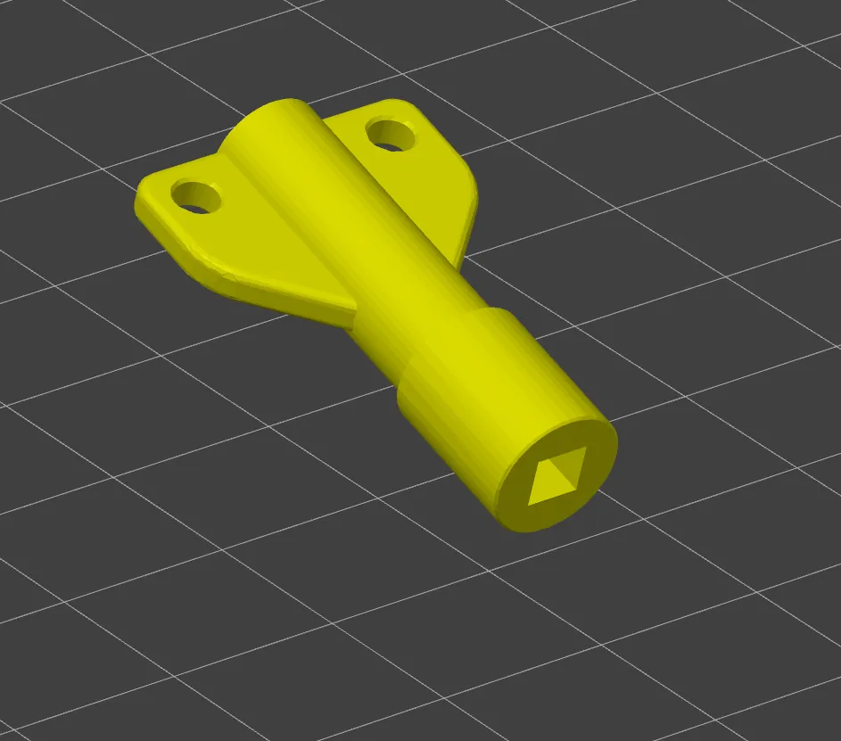 WindingKey Square 3mm by YoungWater | Download free STL model ...