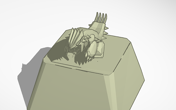 groudon Pokémon keycap