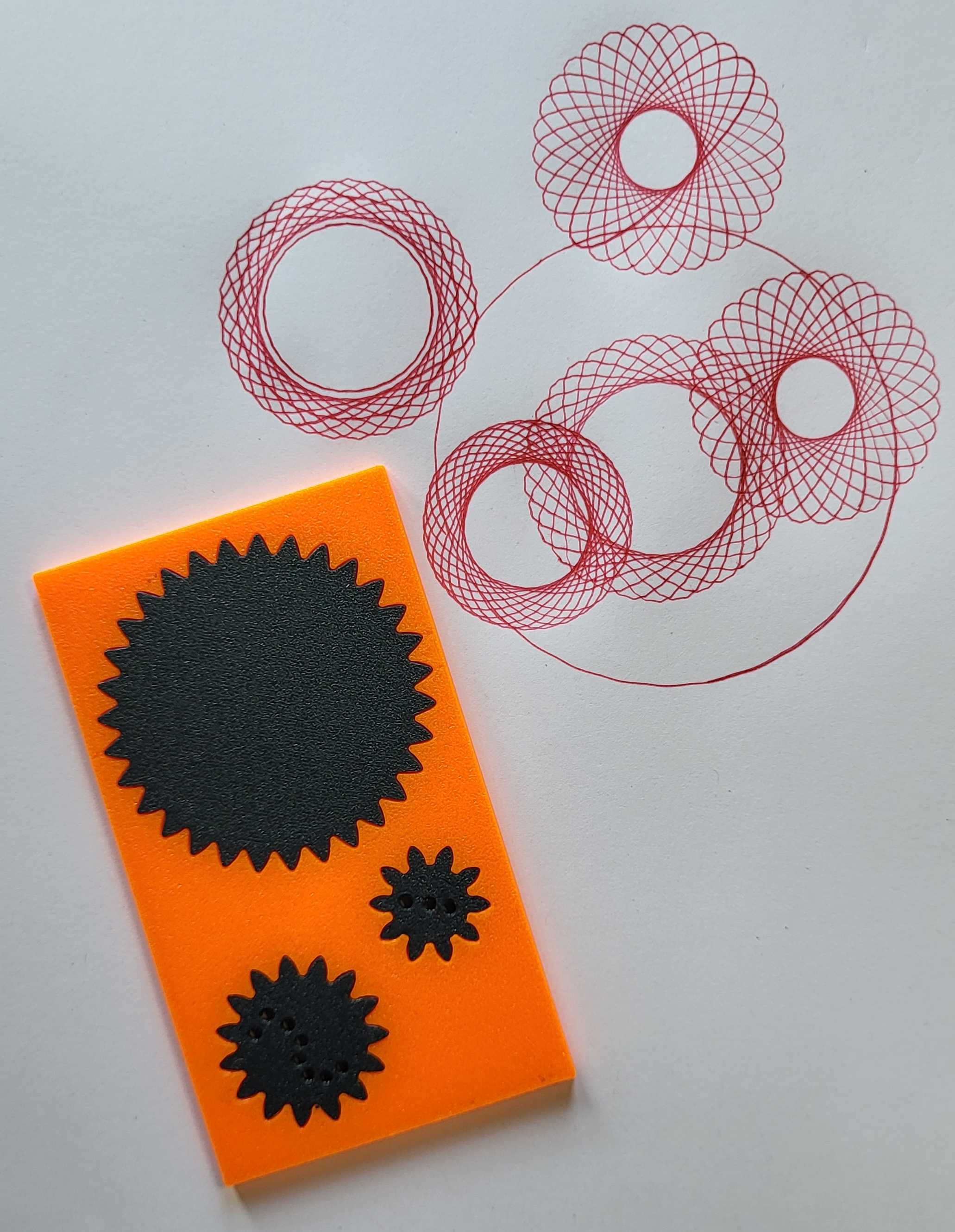 Miniatura 3 do modelo 3D Spirograph Card