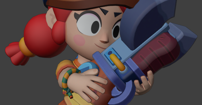 Jessie - Brawl Stars by GoatGamez | Download free STL model