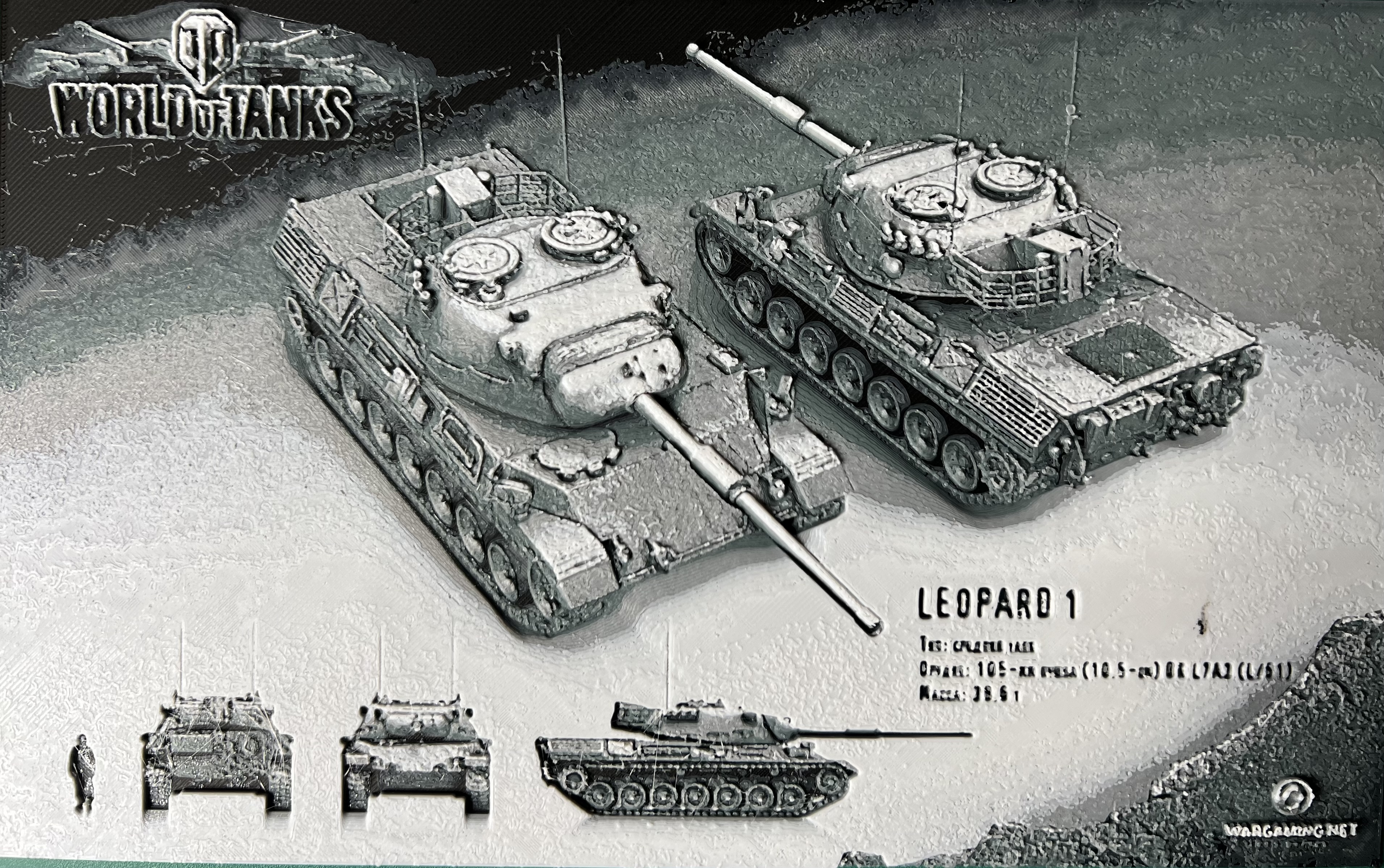 Miniatura 2 do modelo 3D Leopard 1 WoT