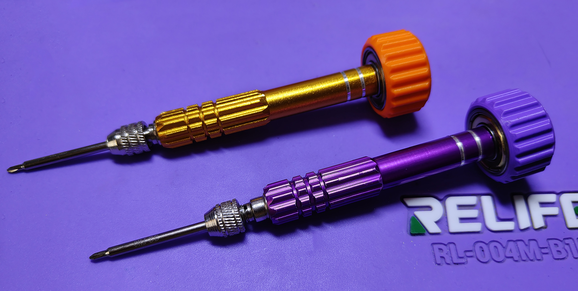 Bearing Spin Cap for Precision Screwdrivers