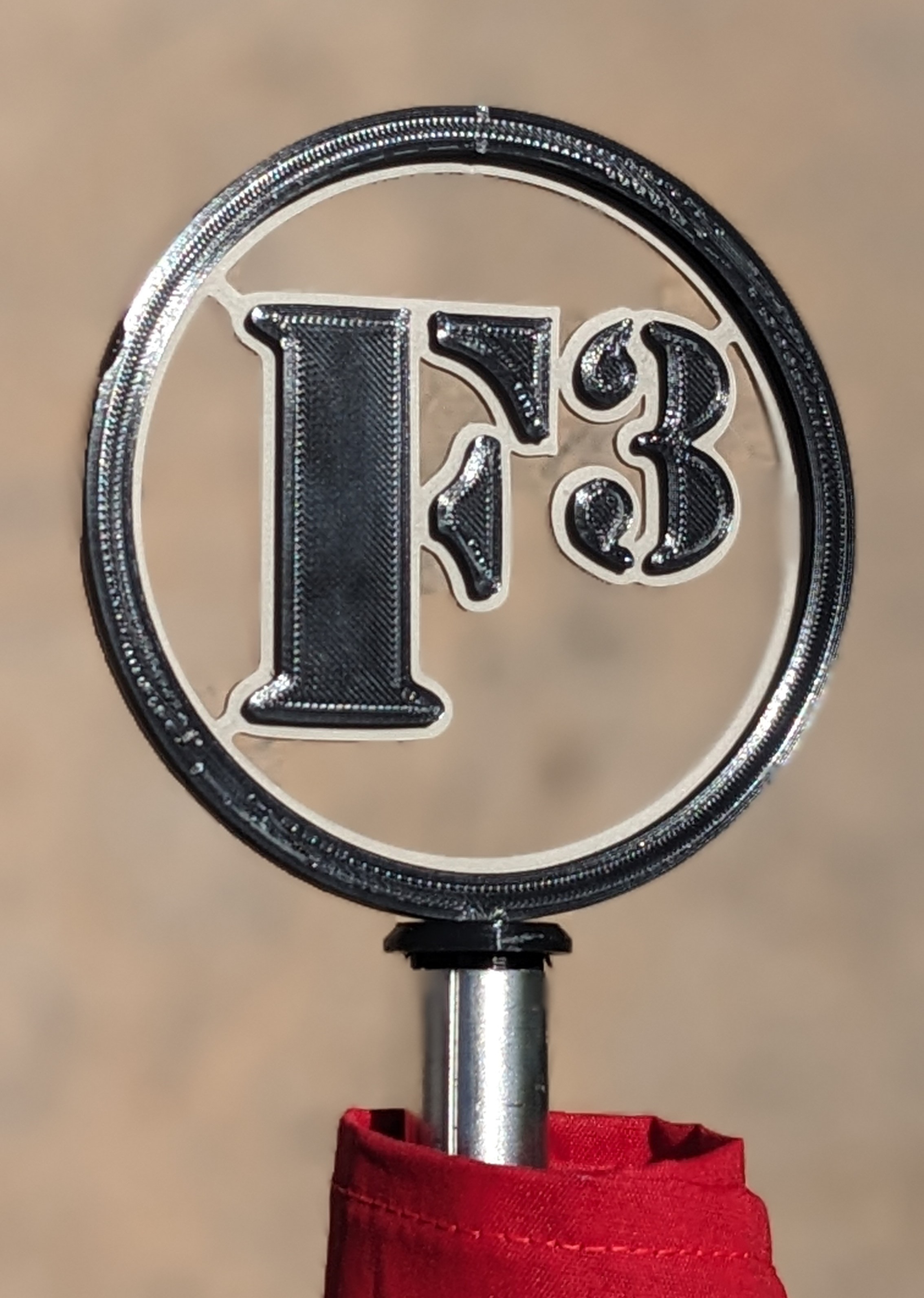 F3 Shovel Flag Topper