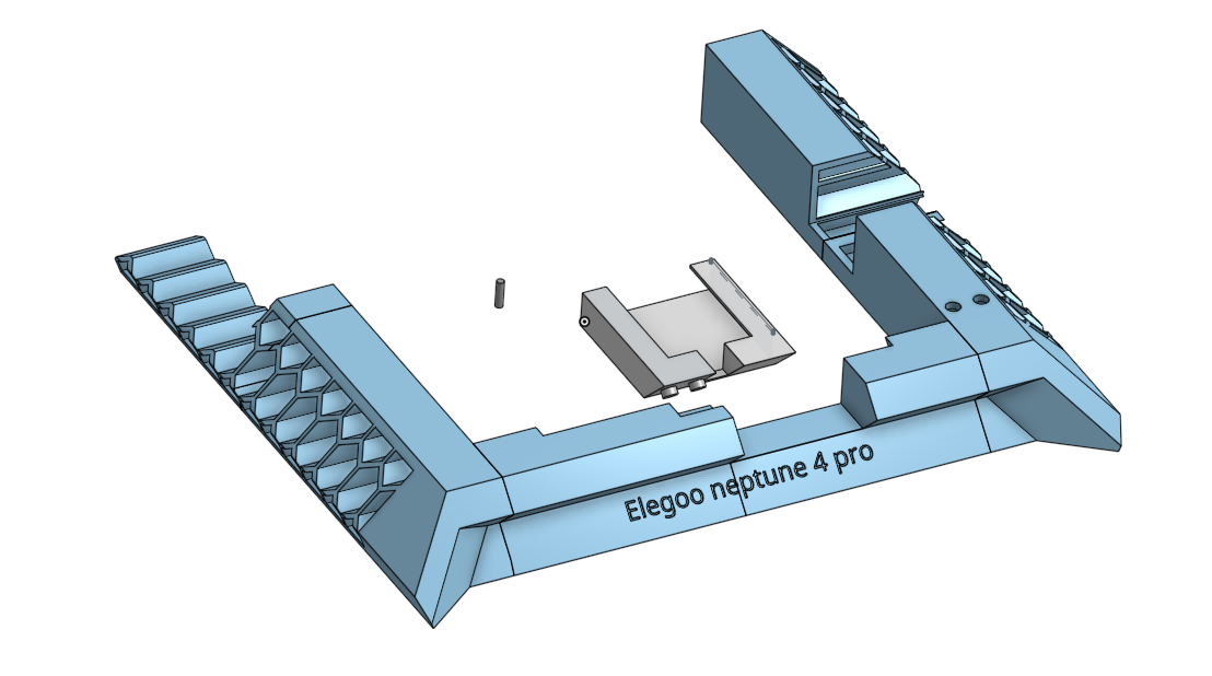Elegoo Neptune 4 pro Without Cable Chain Space