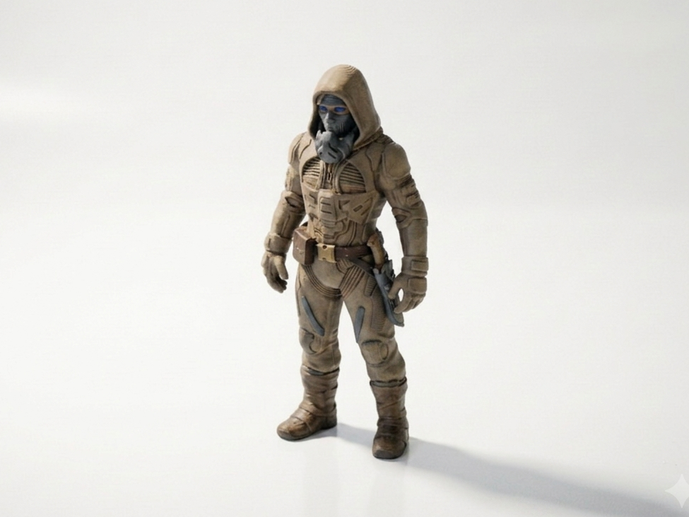 Dune Stillsuit Figure Movies & TV 3D Printable