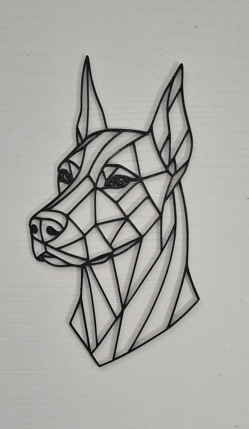 Doberman wall decoration