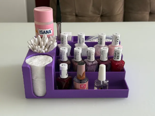 Nail Polish & Manicure Station – All-in-One Organizer