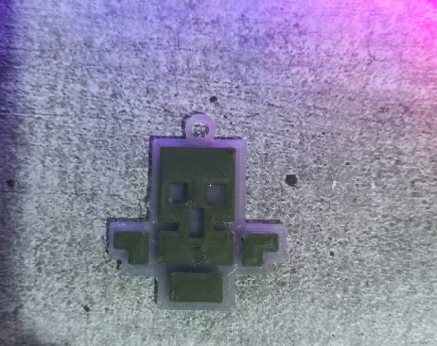 keychain minecraft totem