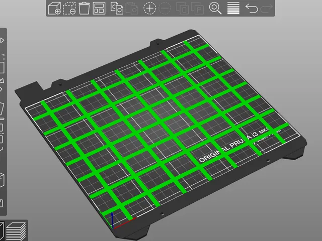 First layer - Bed calibration 7x7