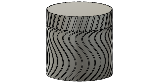 Container with lid by Wajpie | Download free STL model | Printables.com