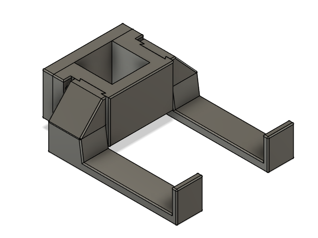 Table leg PC holder