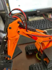 Mini ex wire quick connect boom
