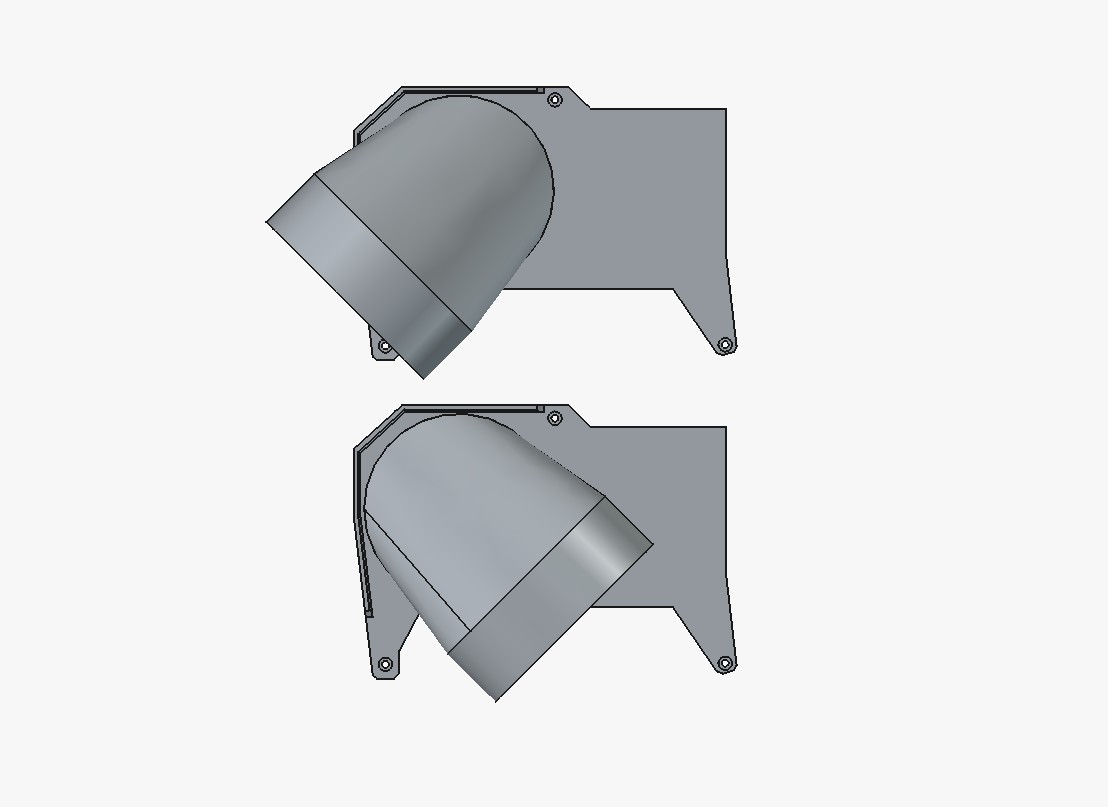 Centauri Carbon Exhaust 100mm / 75mm Duct