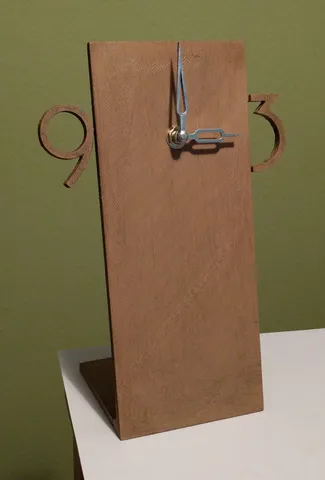 Midcentury Modern Table / Wall Clock