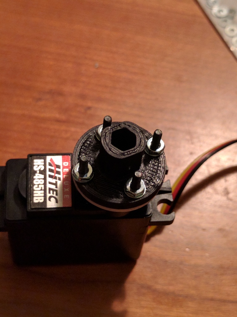 Servo Adapter for Automated Blinds