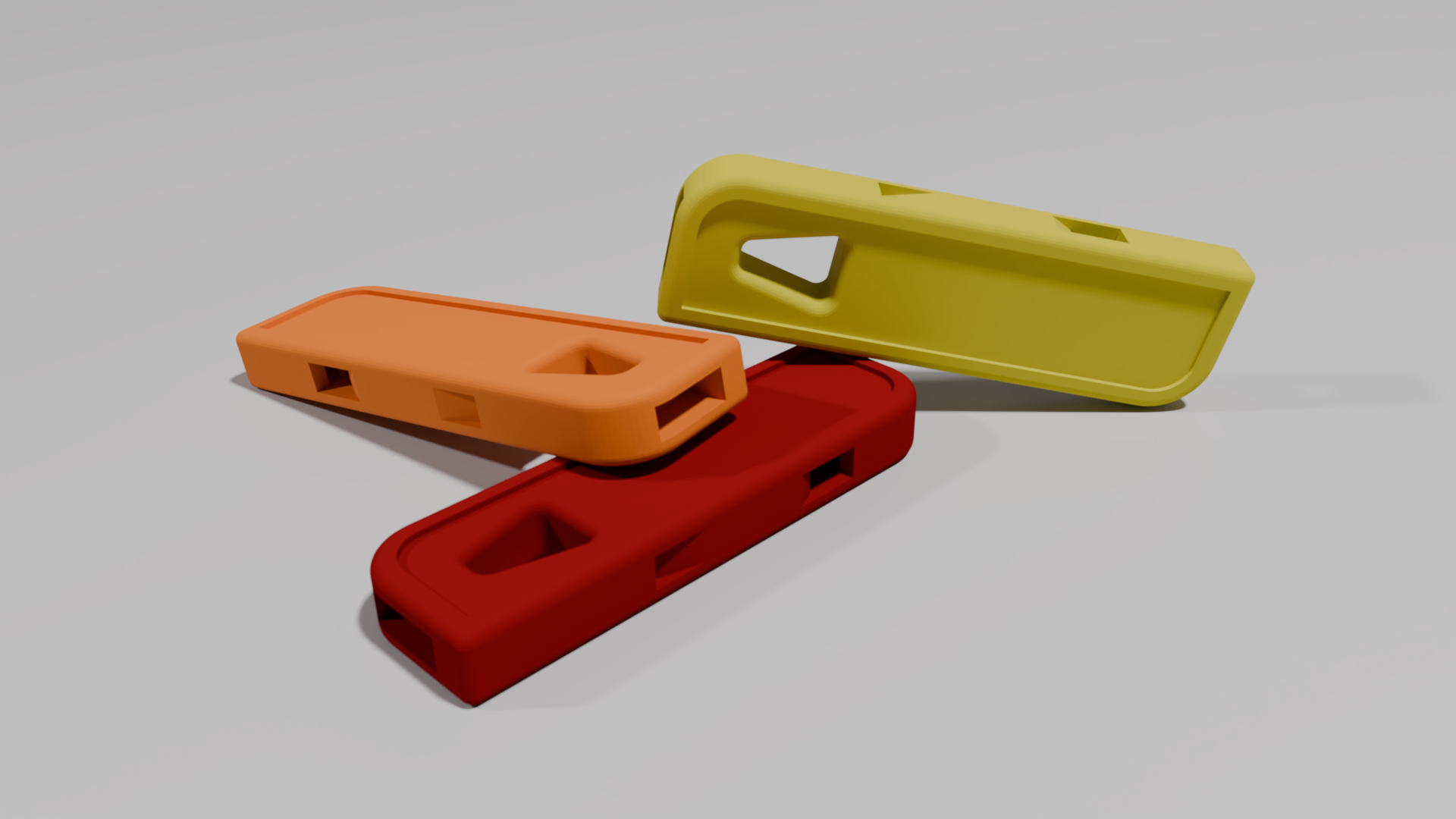 Dual Dog/Hiking Keychain Whistle