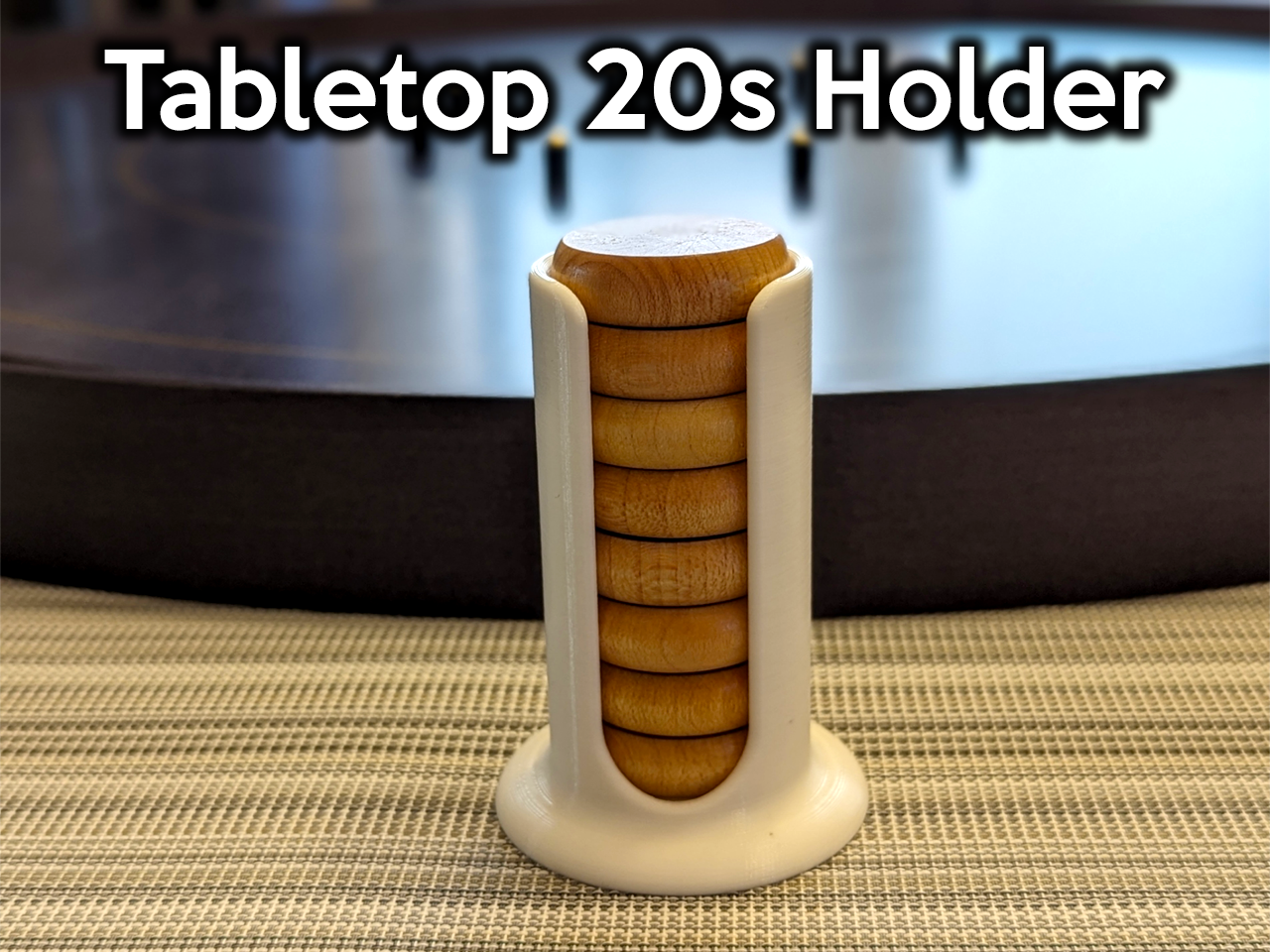 Crokinole Tabletop 20s Holder by vzom | Download free STL model ...