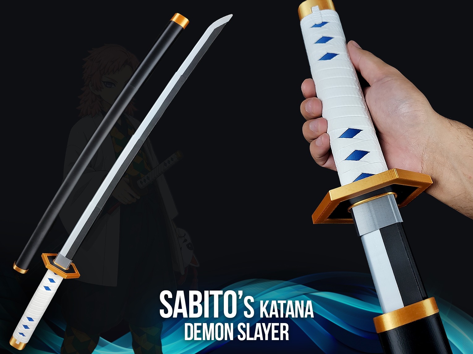 Sabito's Nichirin Sword - Demon Slayer