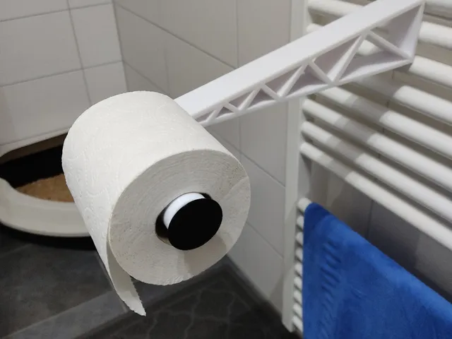 Klorollenhalter für Heizung