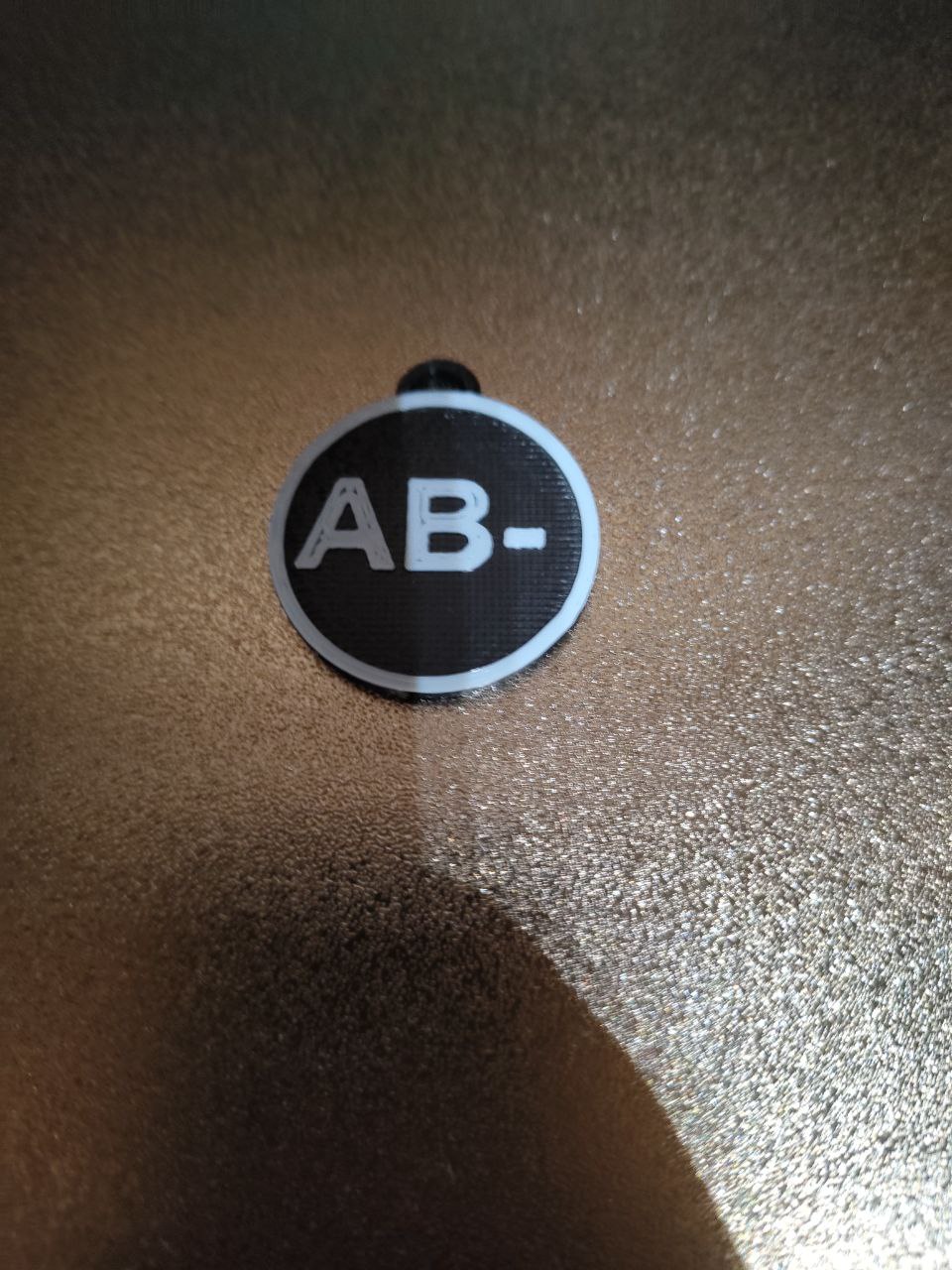 Miniatura 2 do modelo 3D Keychain AB- v.1