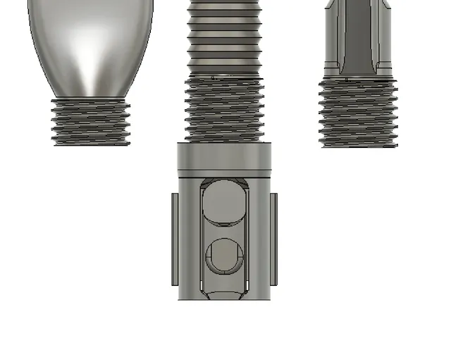 DysonV10 vaccum to custom thread adapter