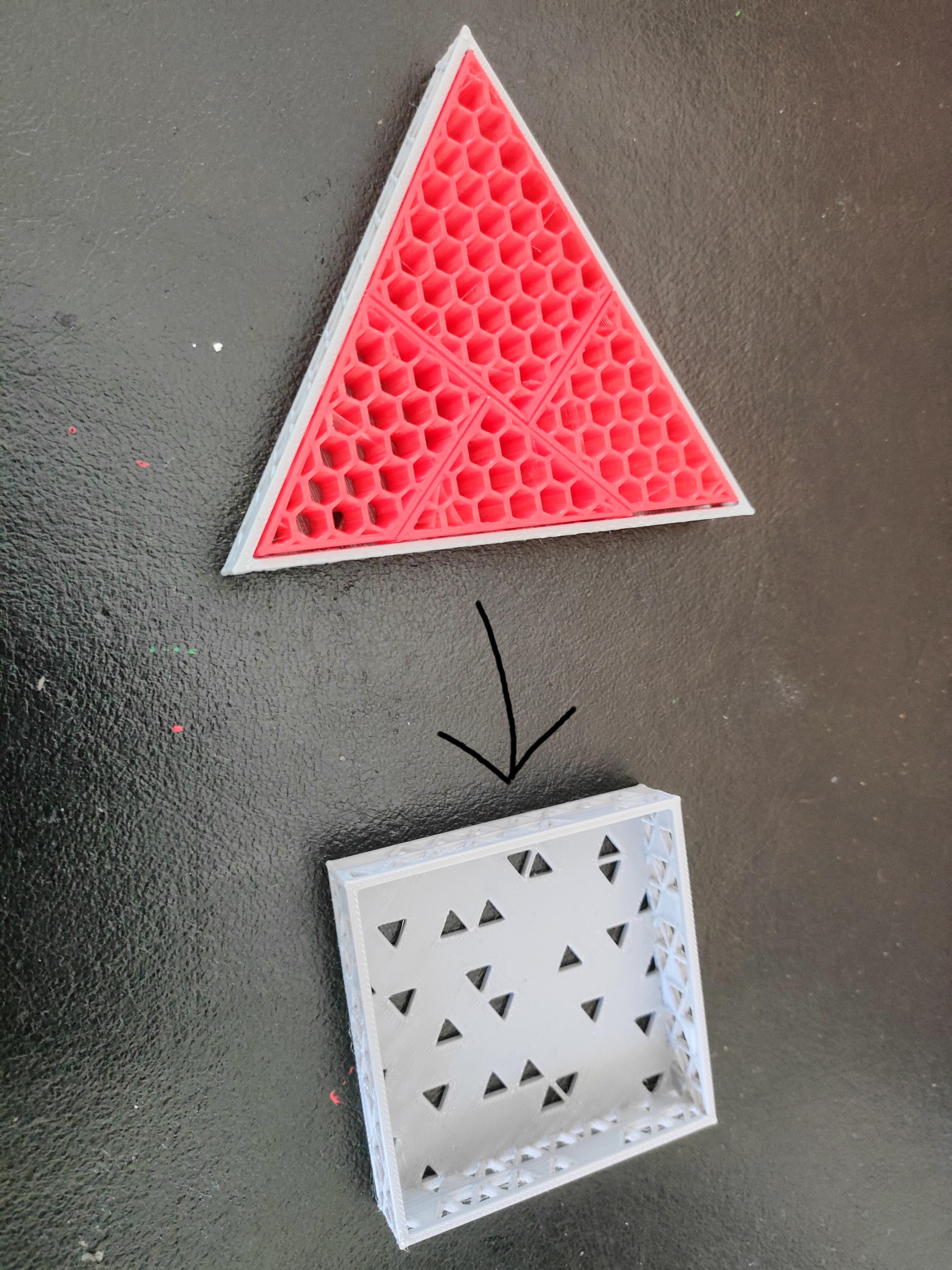 Miniatura 4 do modelo 3D Triangle to Square puzzle