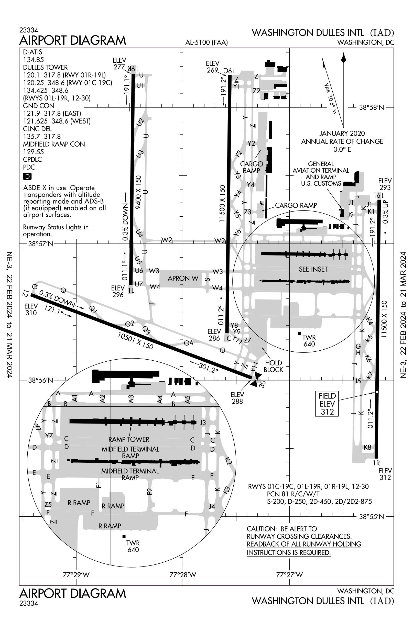 Washington Dc Dulles Airport Map - y8x4040