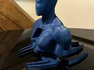 Spider man Bust with support by Perinhoo | Download free STL model ...