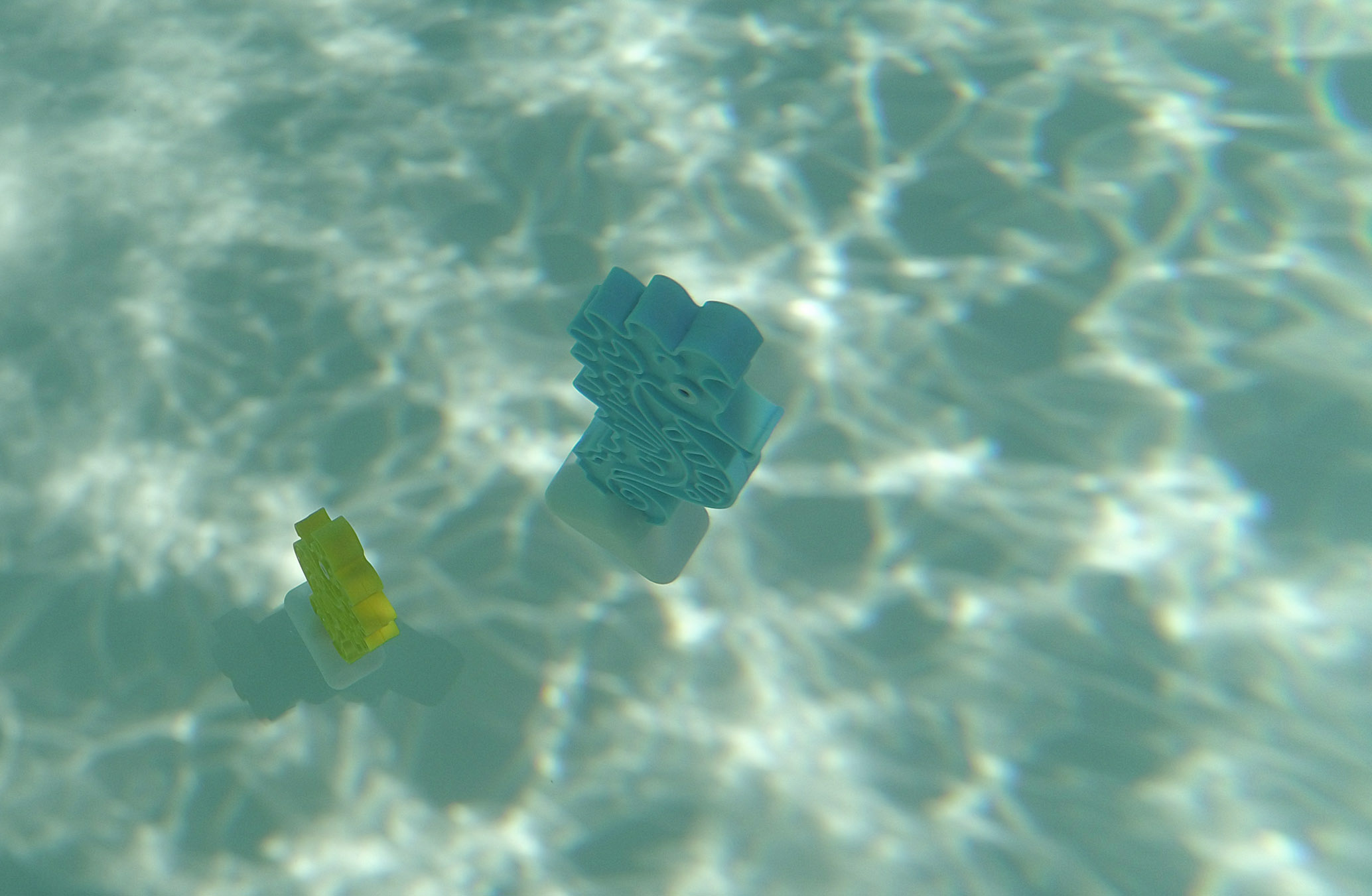 Miniatura 3 do modelo 3D Pool diving seahorse