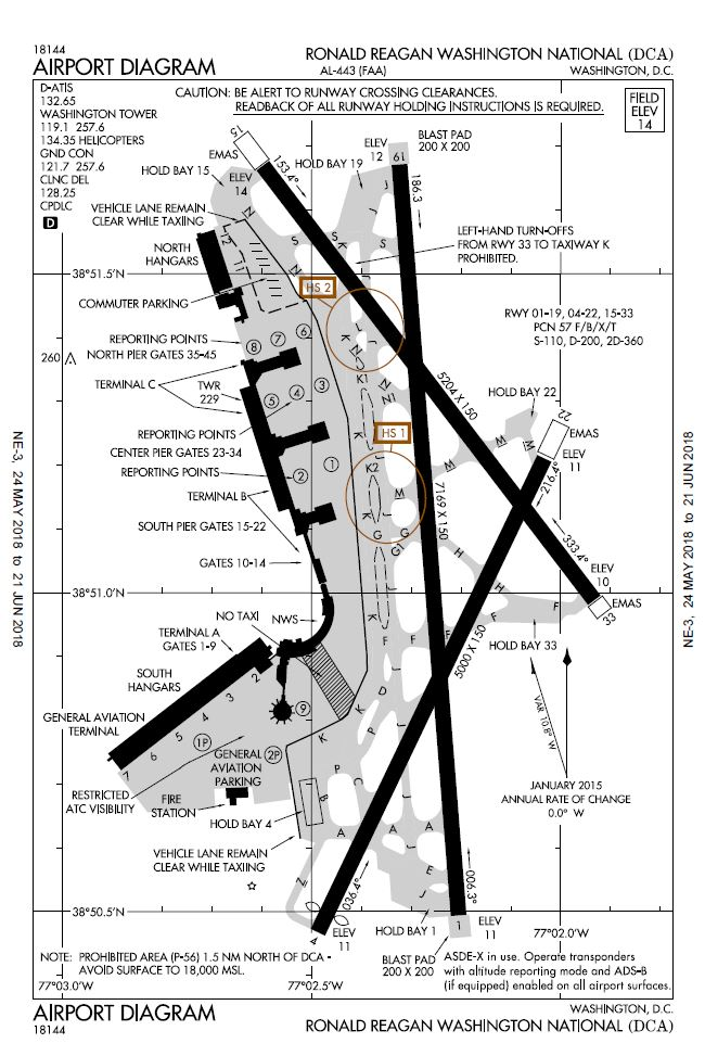 Ronald Reagan National Airport Map by Connor Sigman | Download free STL ...