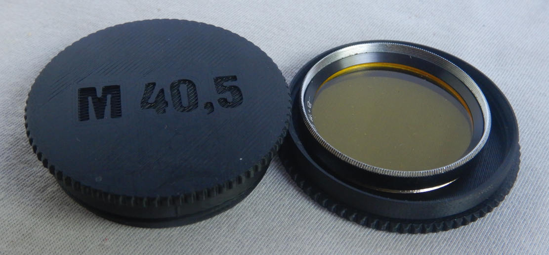 Filterdose 40,5 mm Filter Filterbox Fotofilterbox photographic filter box