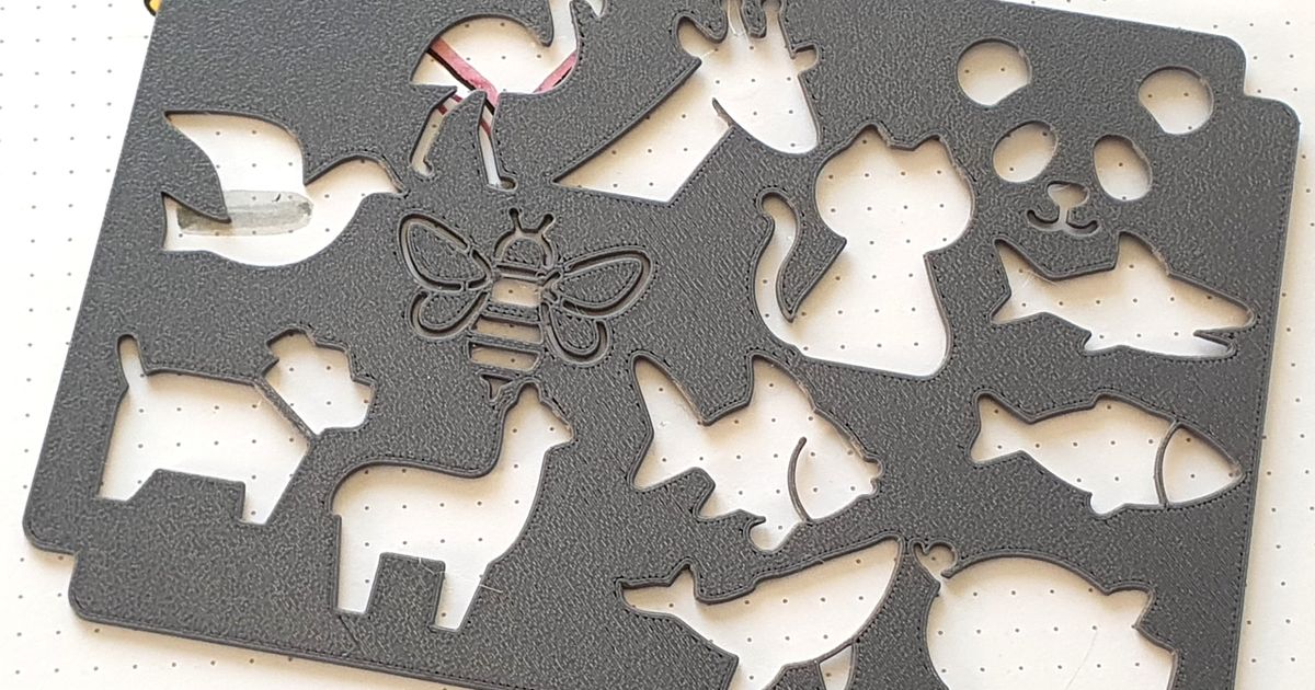 Animal and icon drawing template for teachers [3 designs] by schl3nk3