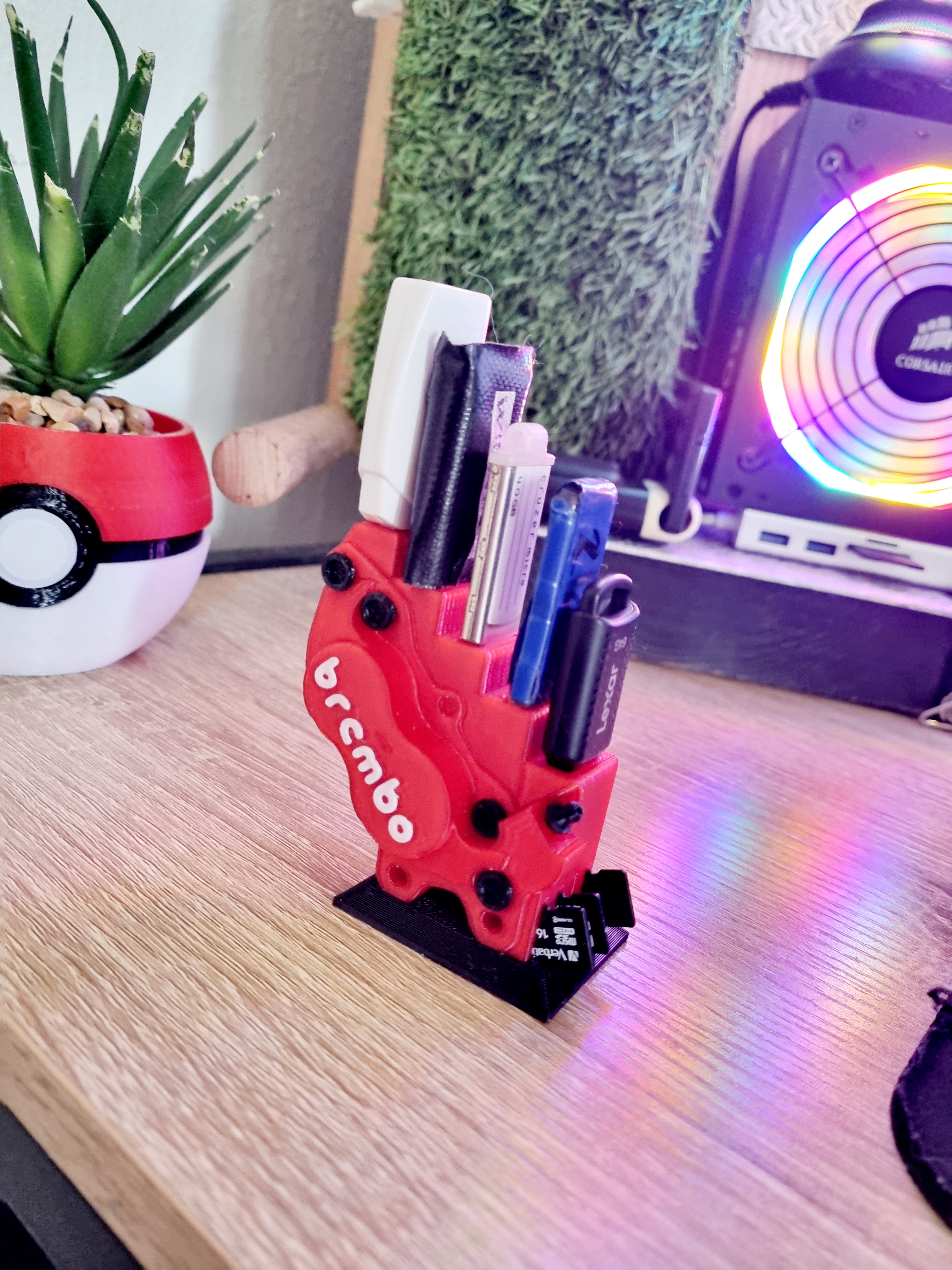 Holder USB and MicroSD Card