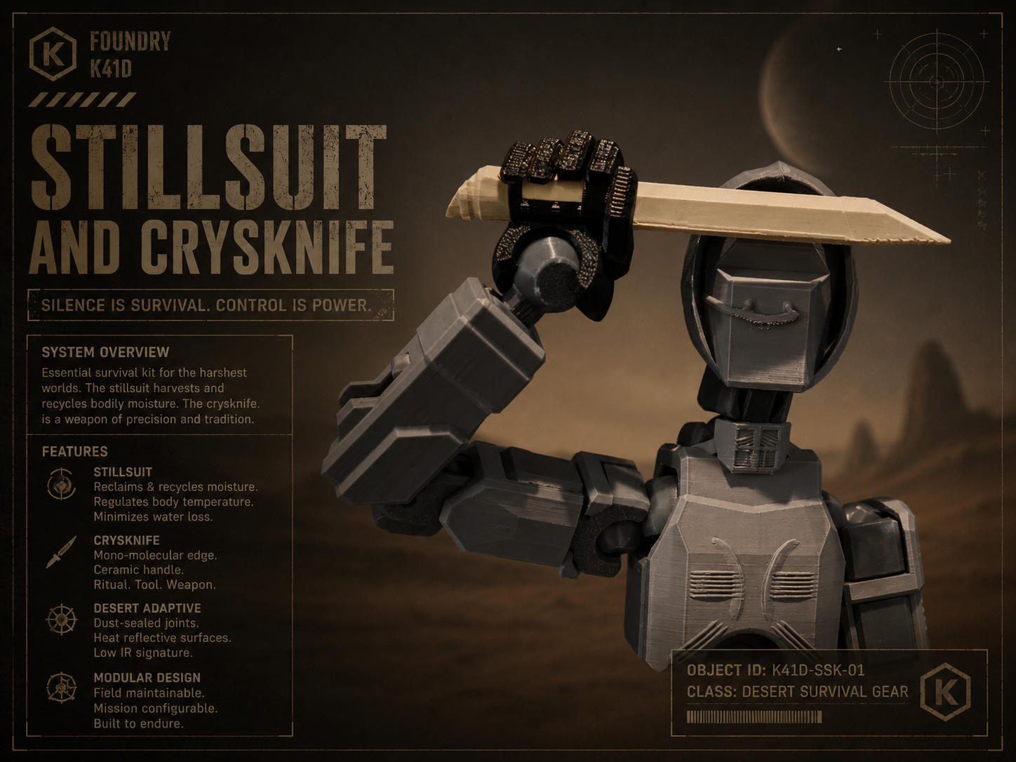 Dummy 13 Dune Stillsuit