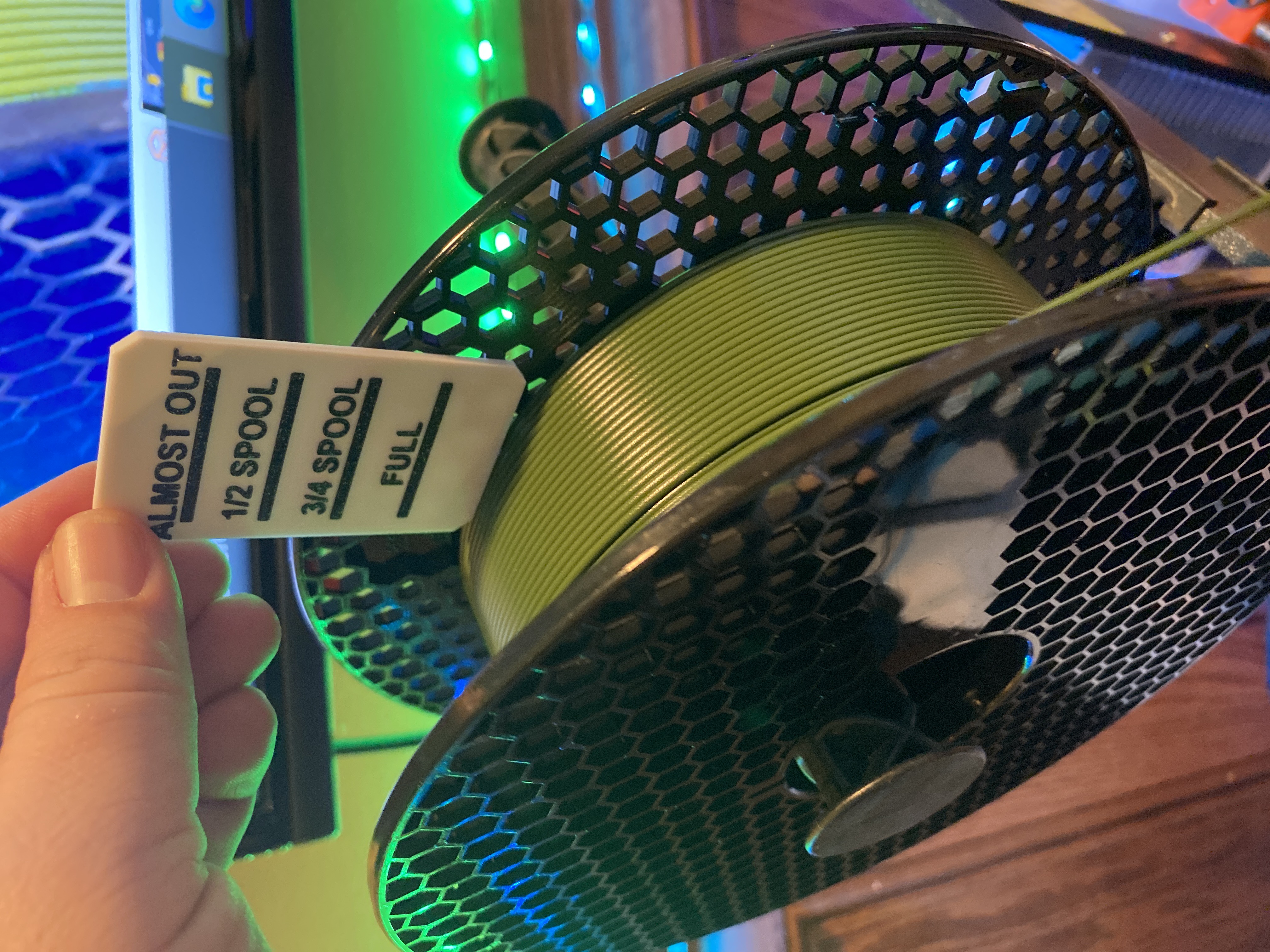 Filament Spool Gauge