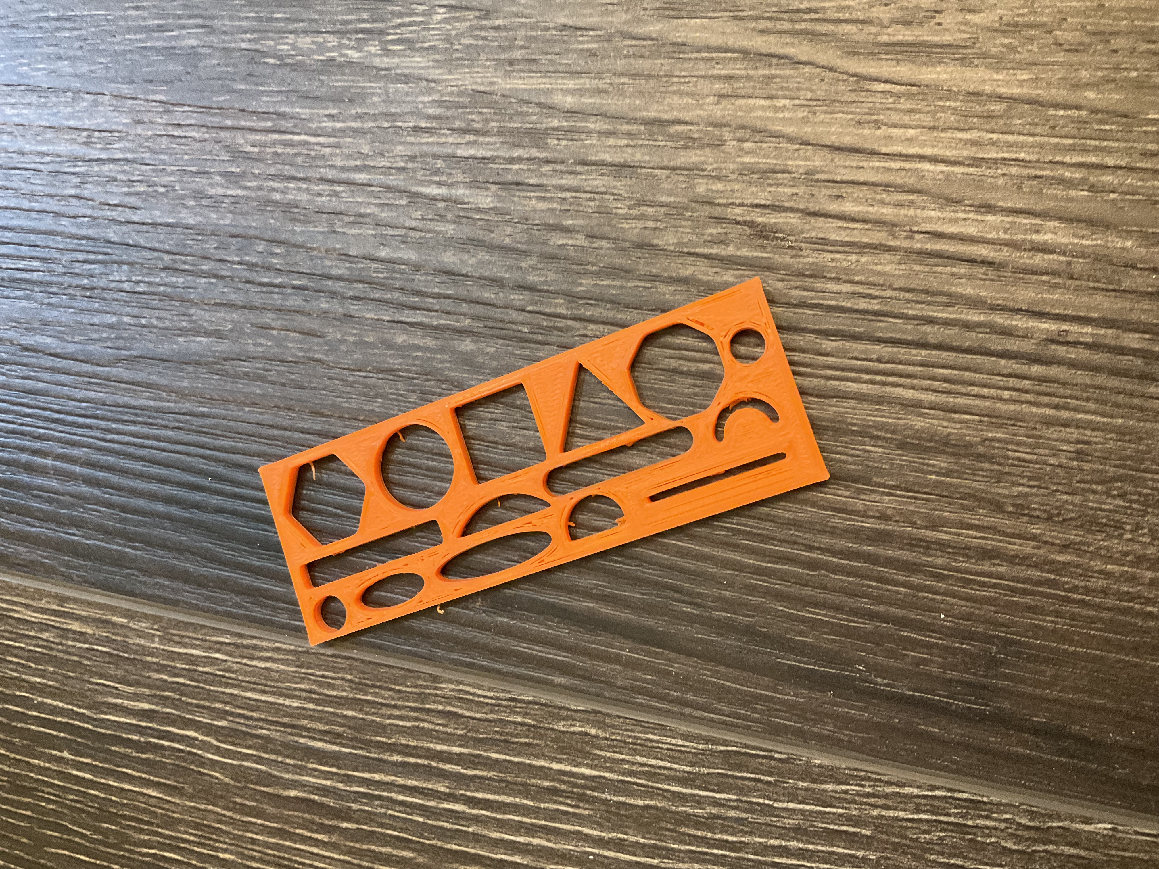 Miniatura 3 do modelo 3D Mini shape stencil.