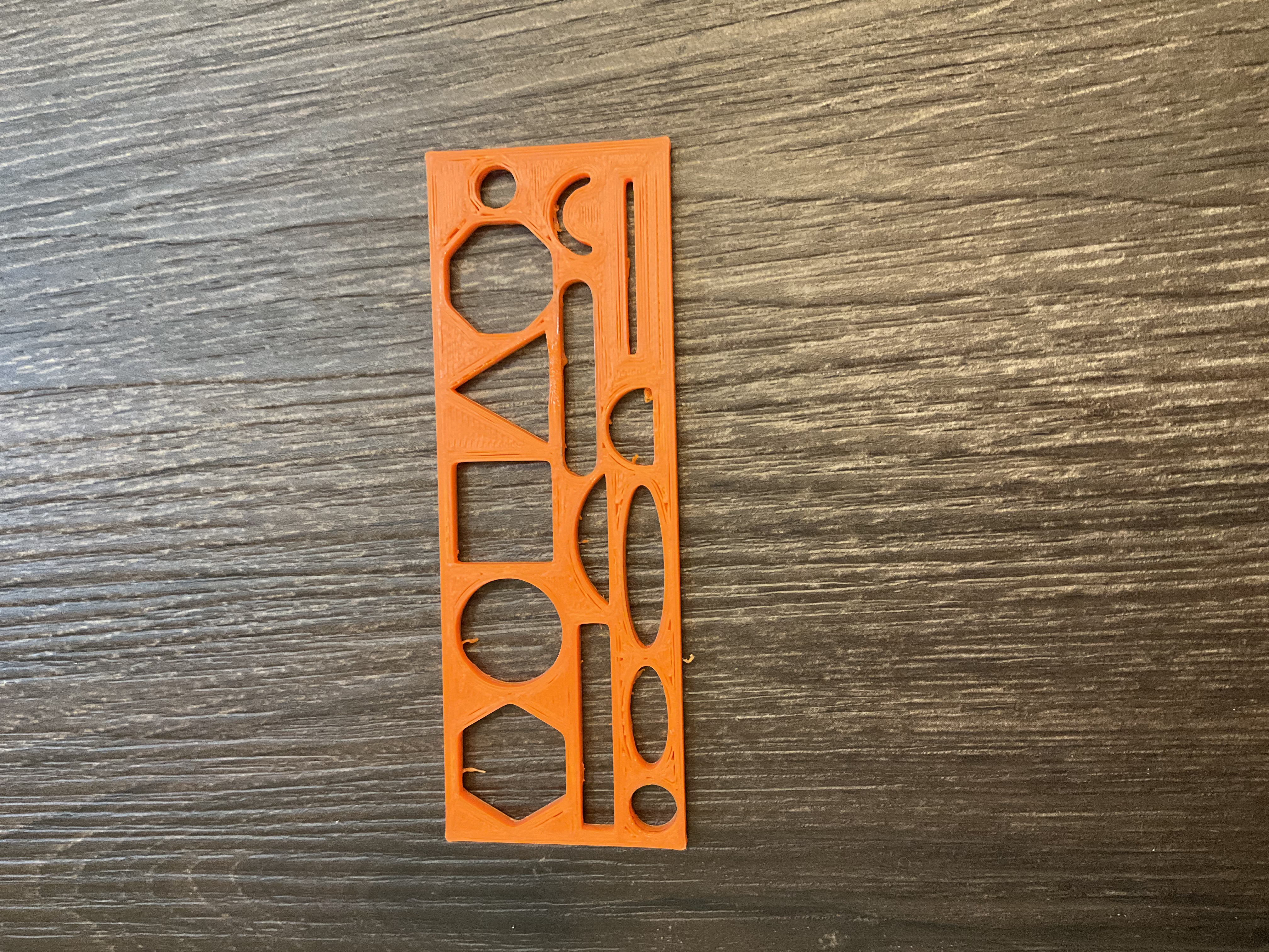 Mini shape stencil.