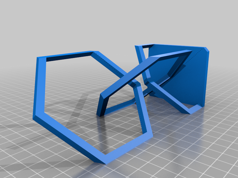 Miniatura 8 do modelo 3D Tensegrity hexagons