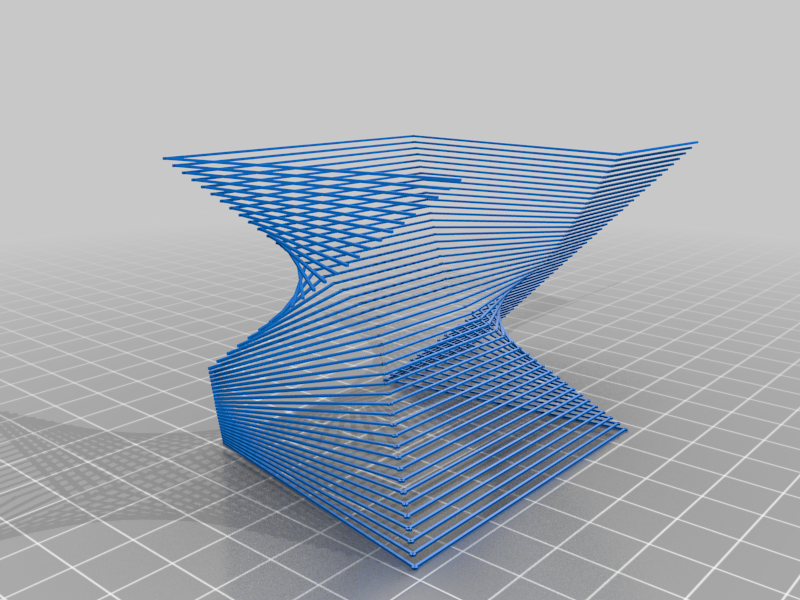 Miniatura 9 do modelo 3D Tensegrity hexagons