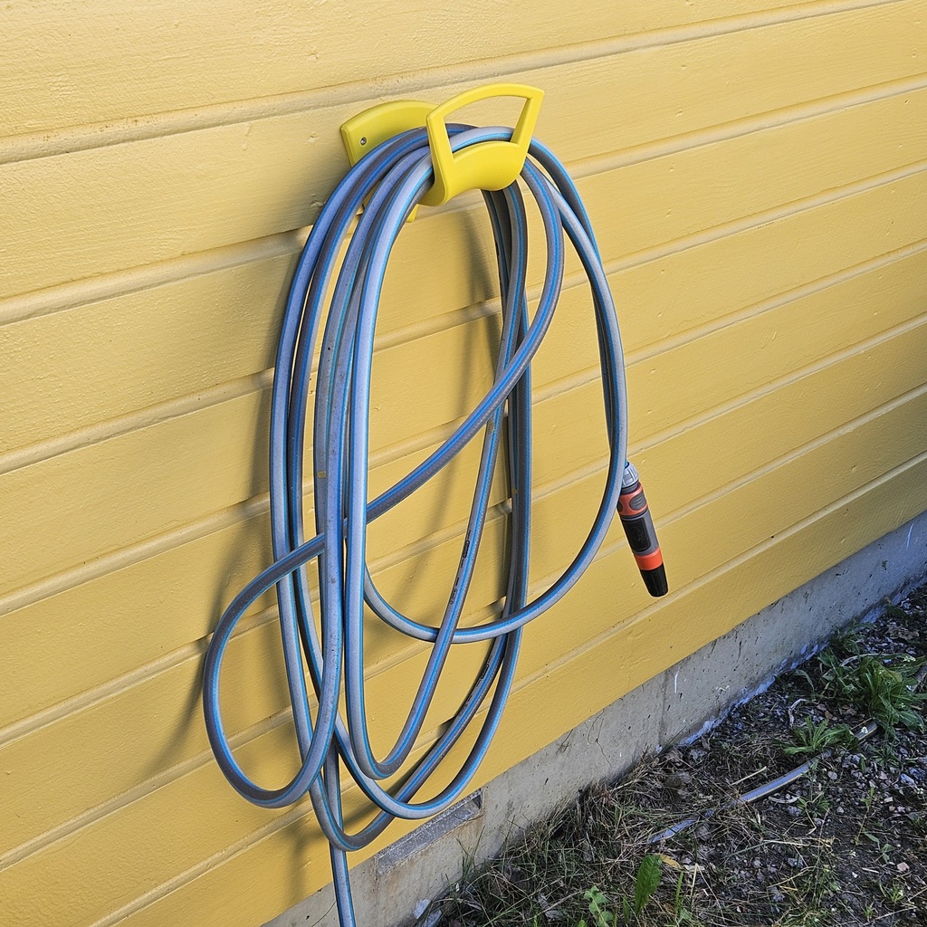 Garden Hose Holder (Wall Mount) by TeknikFrik | Download free STL model ...