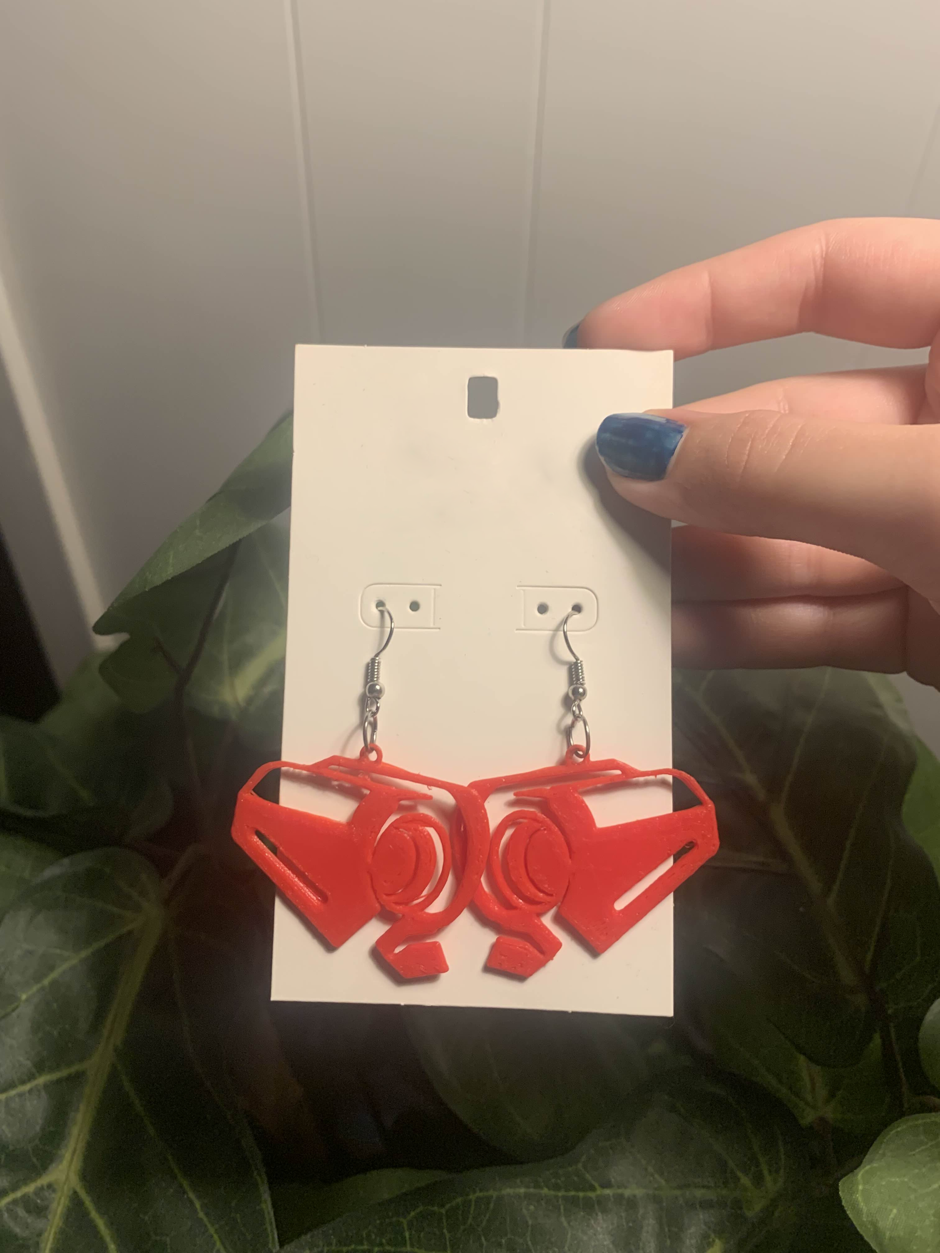 Miniatura 2 do modelo 3D V1 / V2 Earrings
