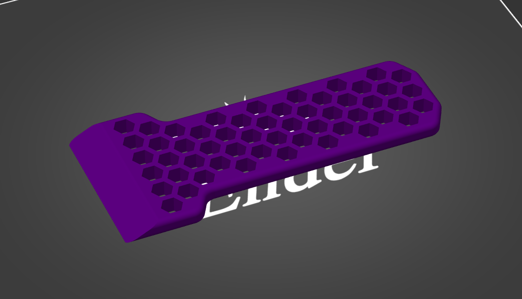 Miniatura 2 do modelo 3D Simple bed scraper