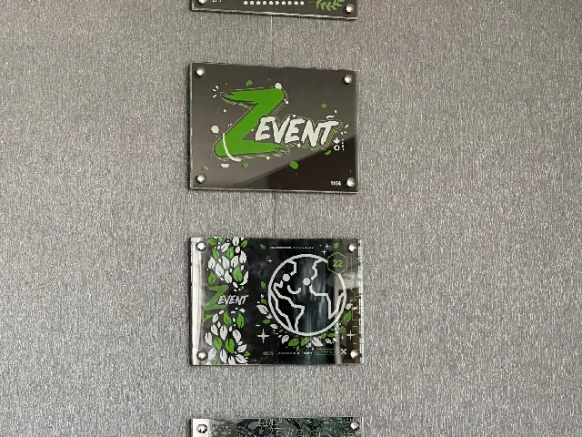 Fixation mural plaque Zevent