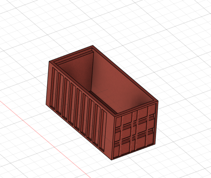 shipping container shaped storage boxes — thumbnail 2