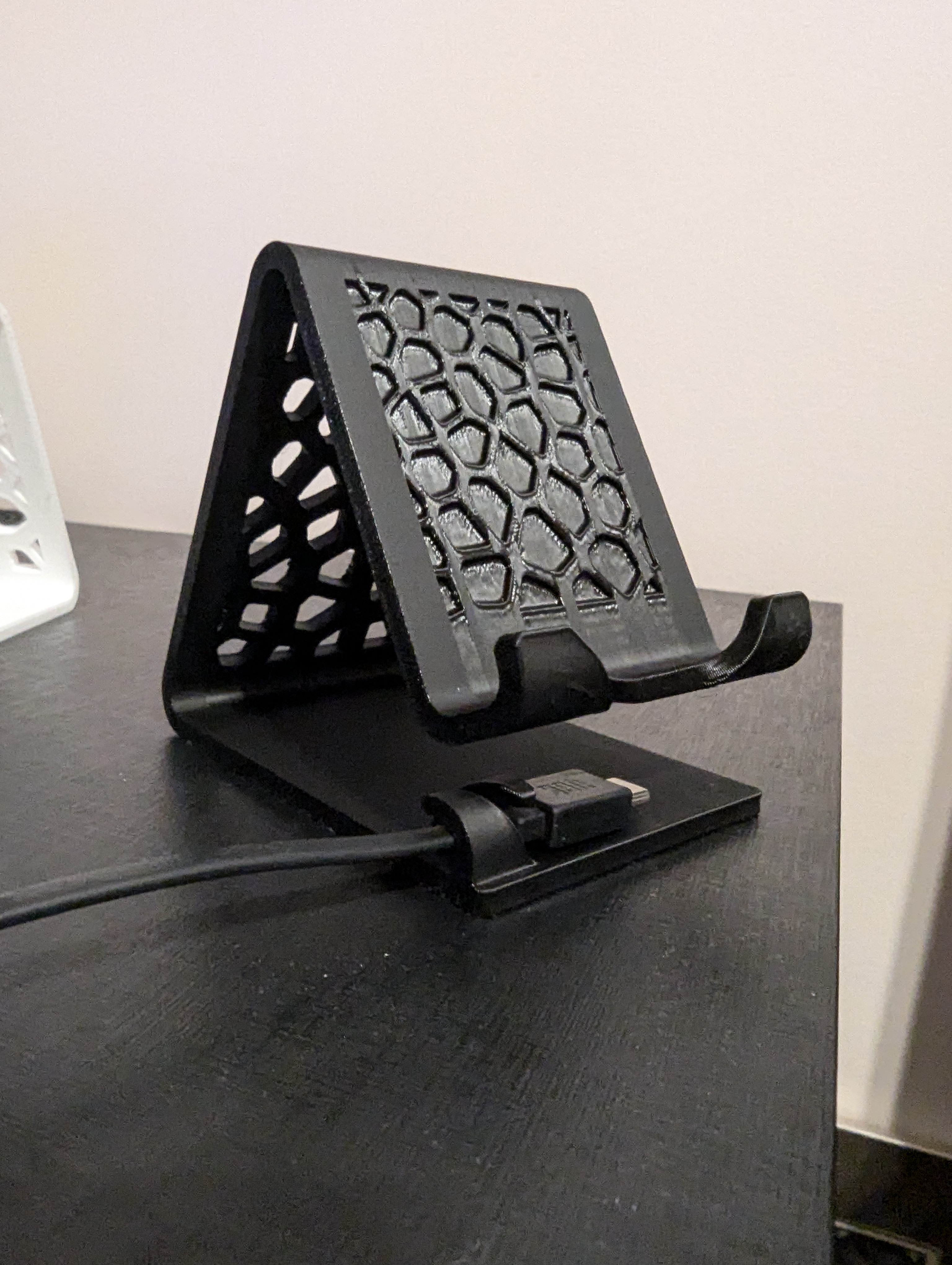 Phone Stand with Cable Holder