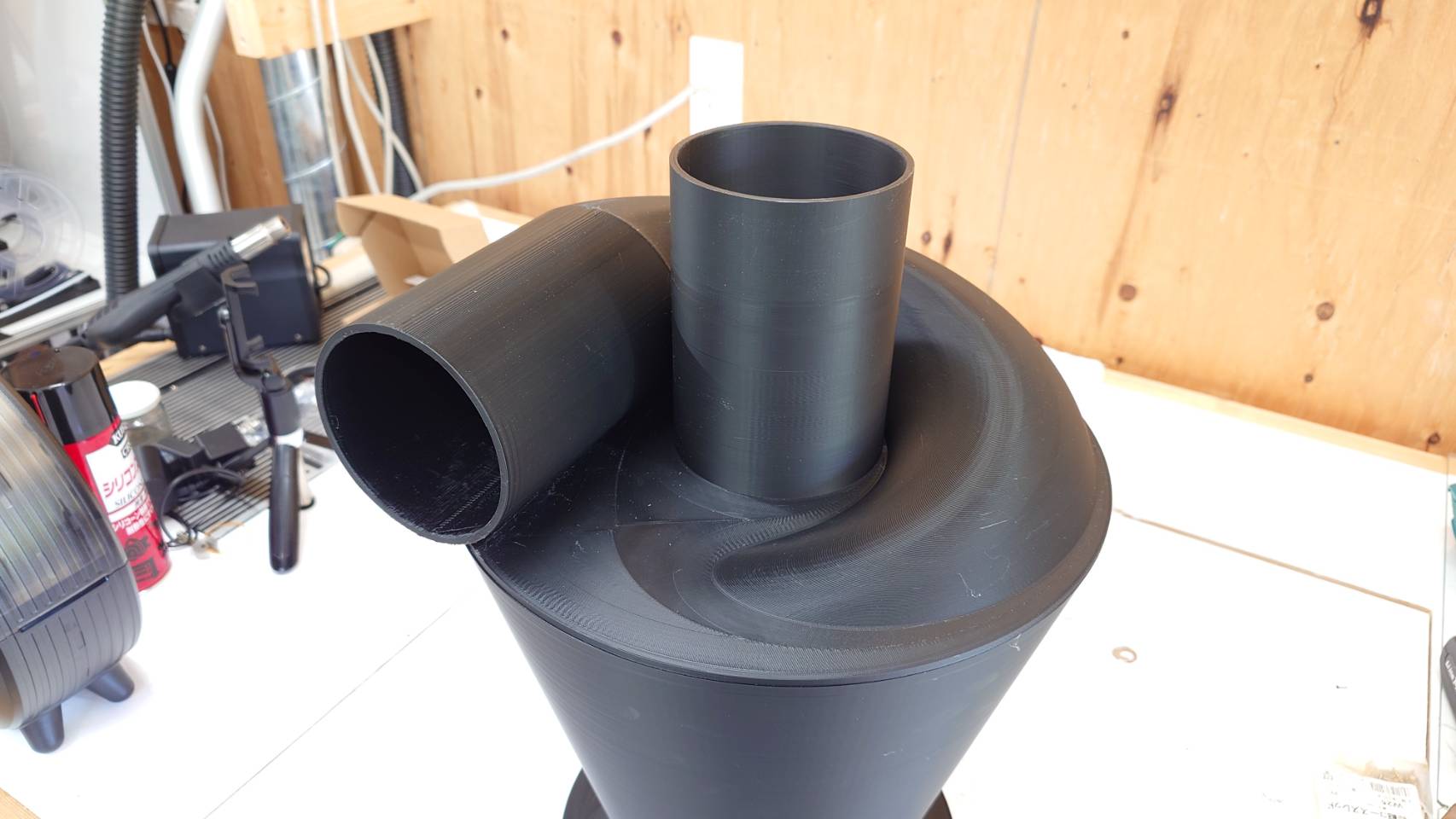 Cyclone dust collection　STEPfileadd — miniatura 9