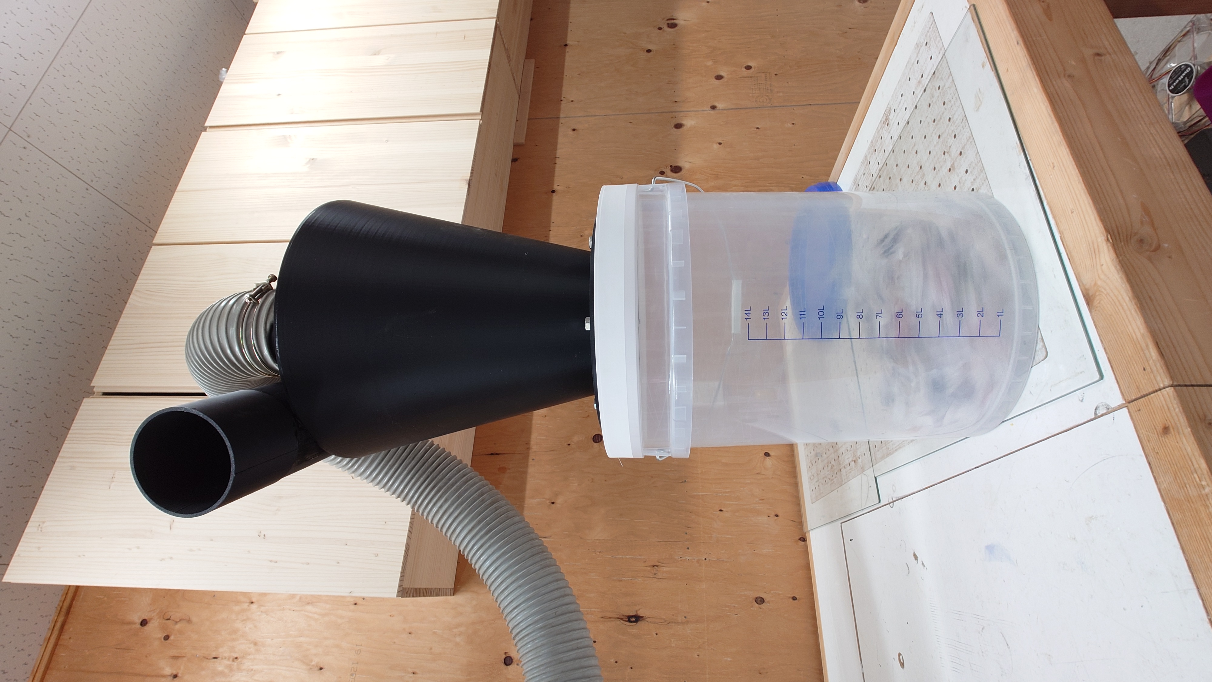 Cyclone dust collection　STEPfileadd — miniatura 2